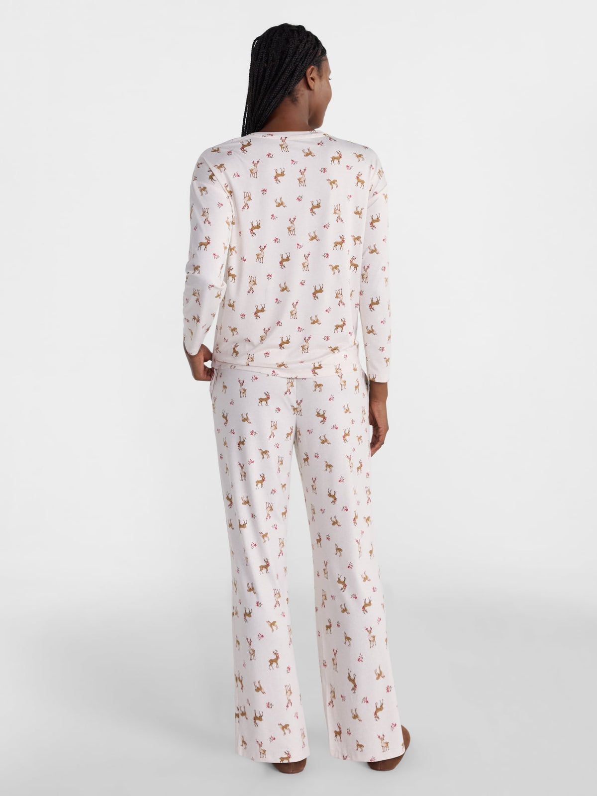 Joyspun Dreamy Soft Collection para mujer, JOS WHEAT HEATHER, detalle visual de la prenda y su acabado #color_JOS WHEAT HEATHER