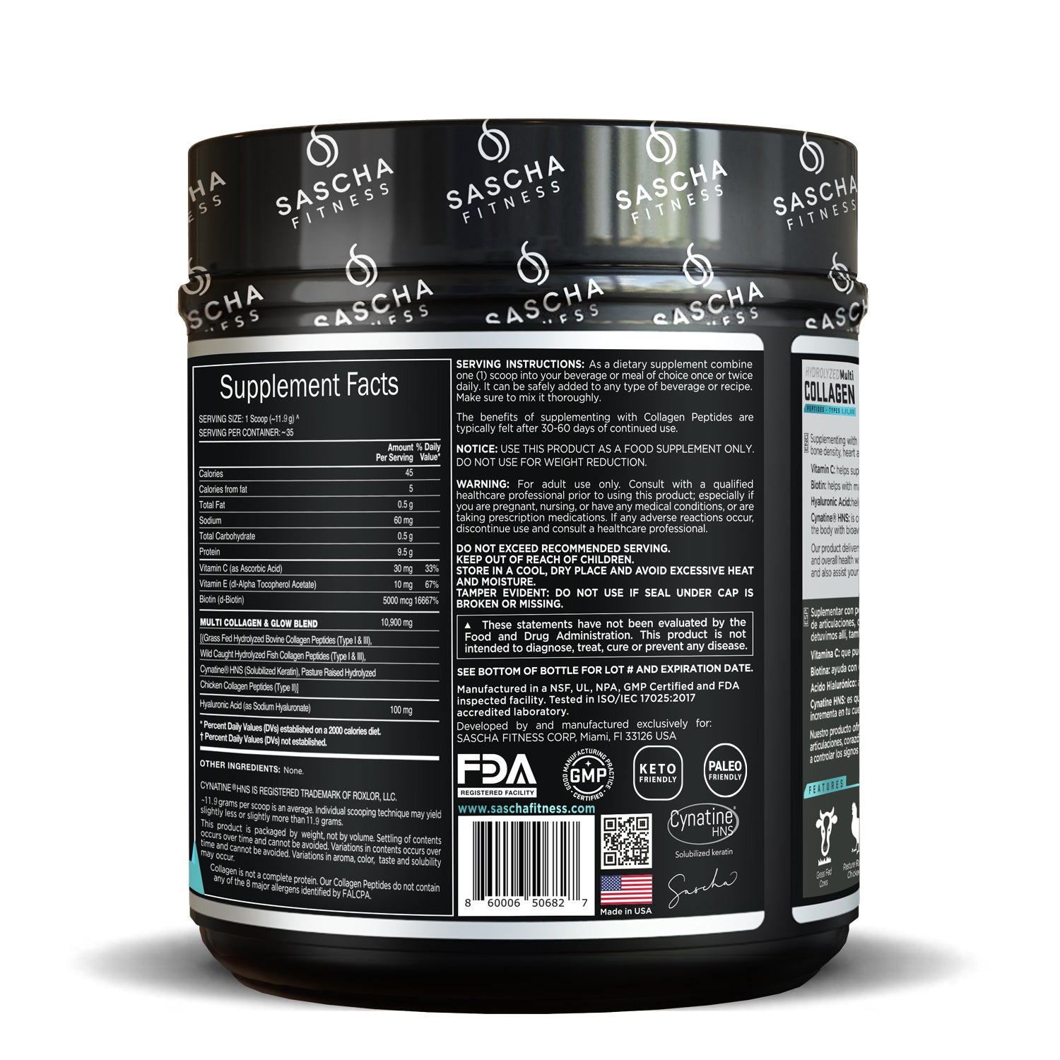 Hydrolyzed Multi Collagen - Sin Sabor