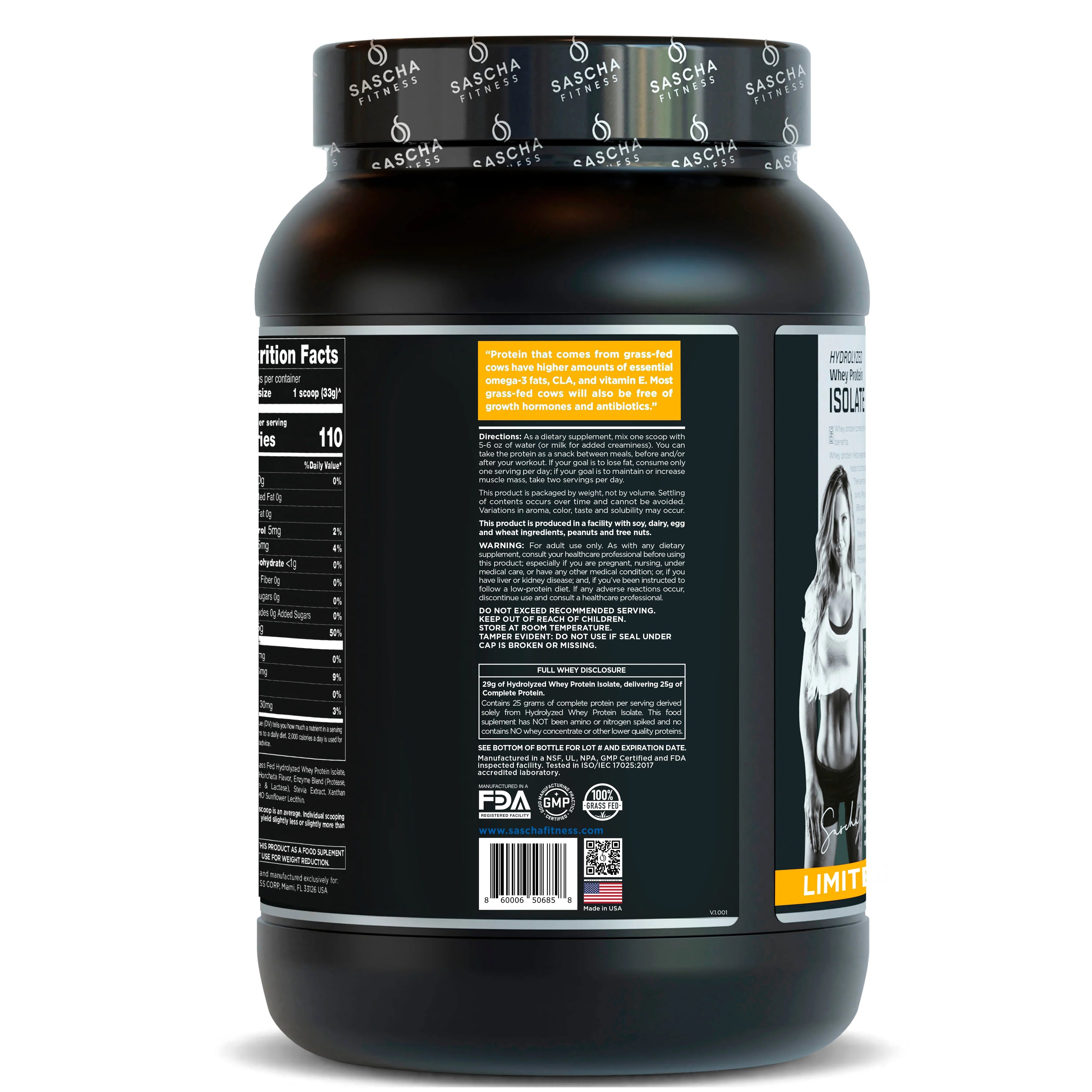 Hydrolyzed Whey Protein Isolate Vanilla Horchata