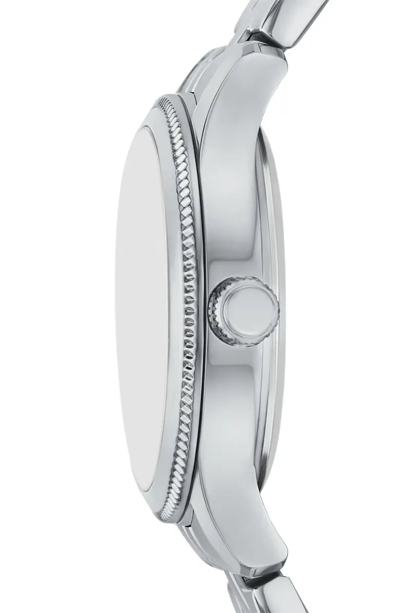 Brynn Three-Hand Stainless Steel Bracelet Watch, 30mm