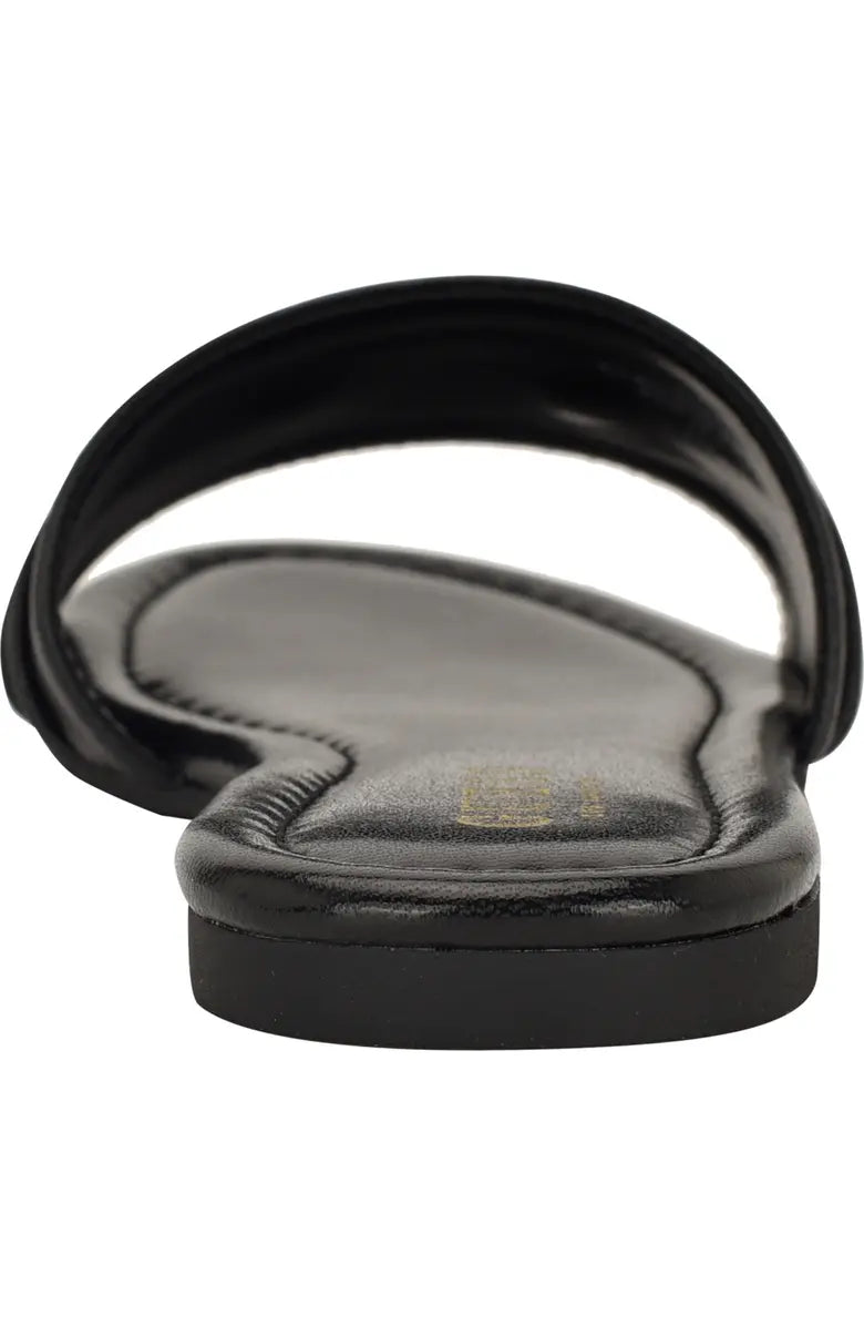 Flynzy Faux Leather Slide Sandal
