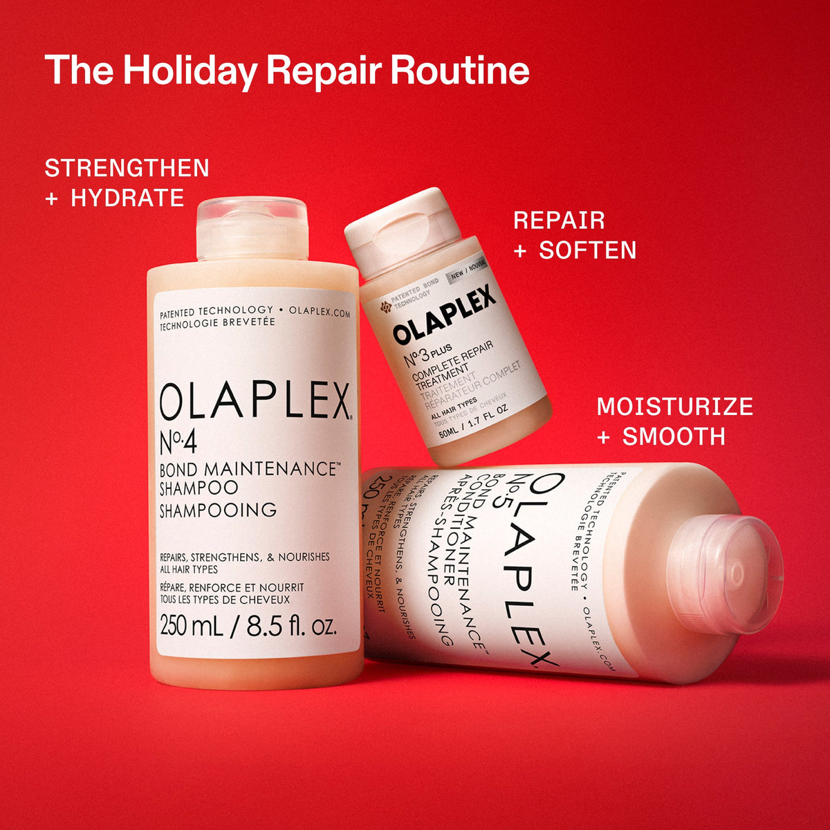 OLAPLEX Total Hair Repair Set — rutina de tratamiento shampoo y acondicionador, imagen 5