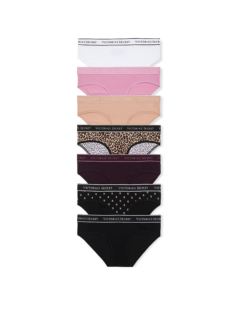 7-Pack Logo Cotton Hiphugger Panties