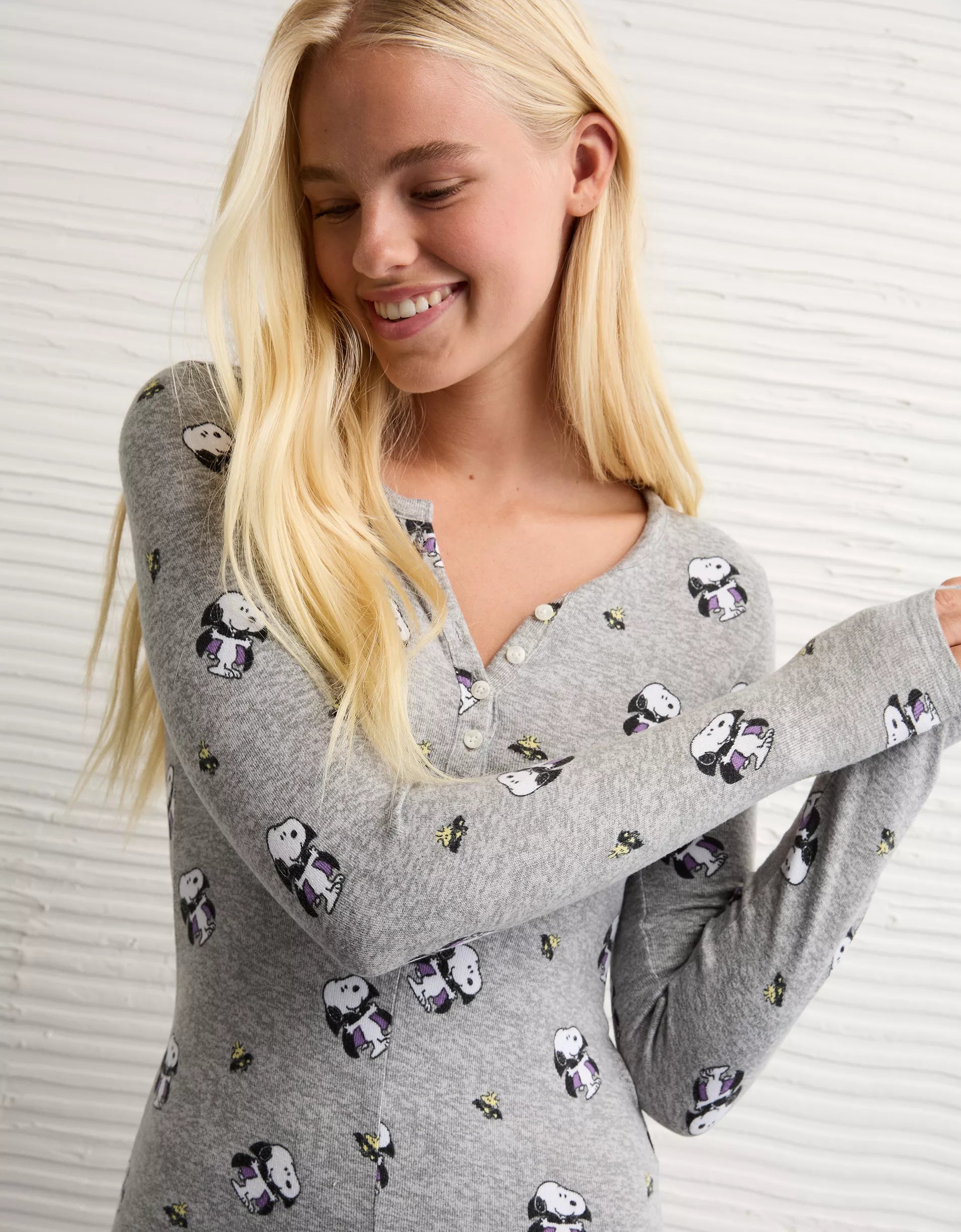 AE Vampire Snoopy Plush PJ Romper