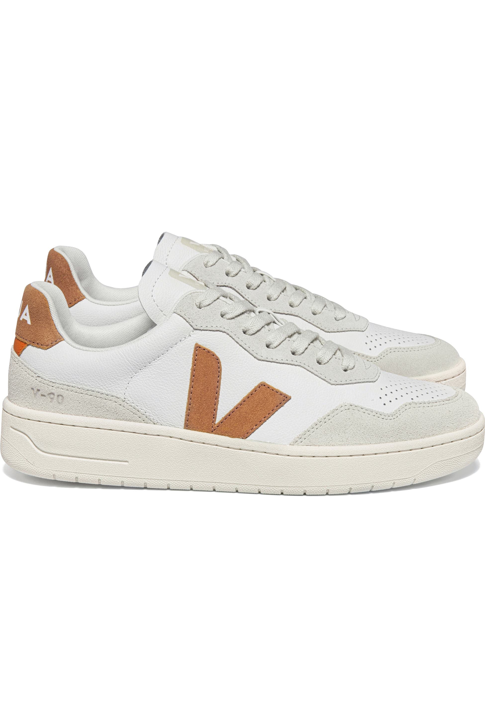 V-90 Leather Sneaker - Extra White Umber