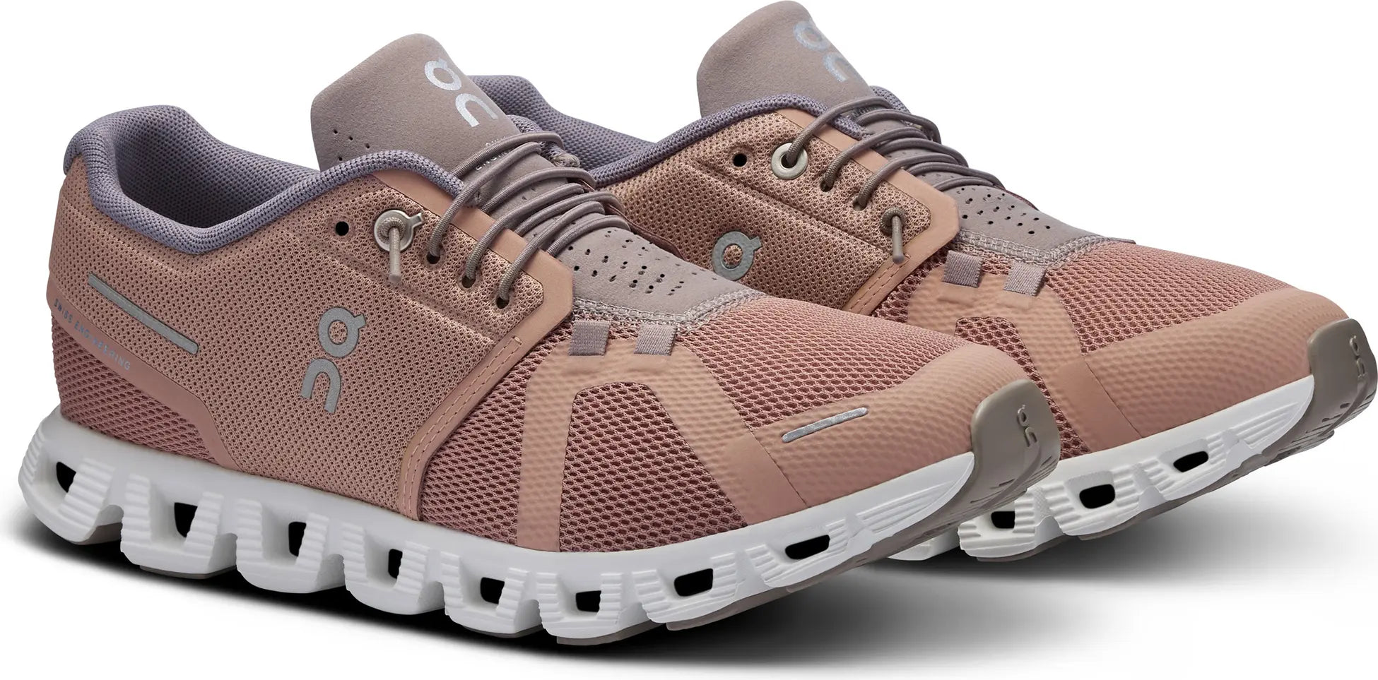 Cloud 5 Running Shoe (Mujer) - Rosebrown/ Fog