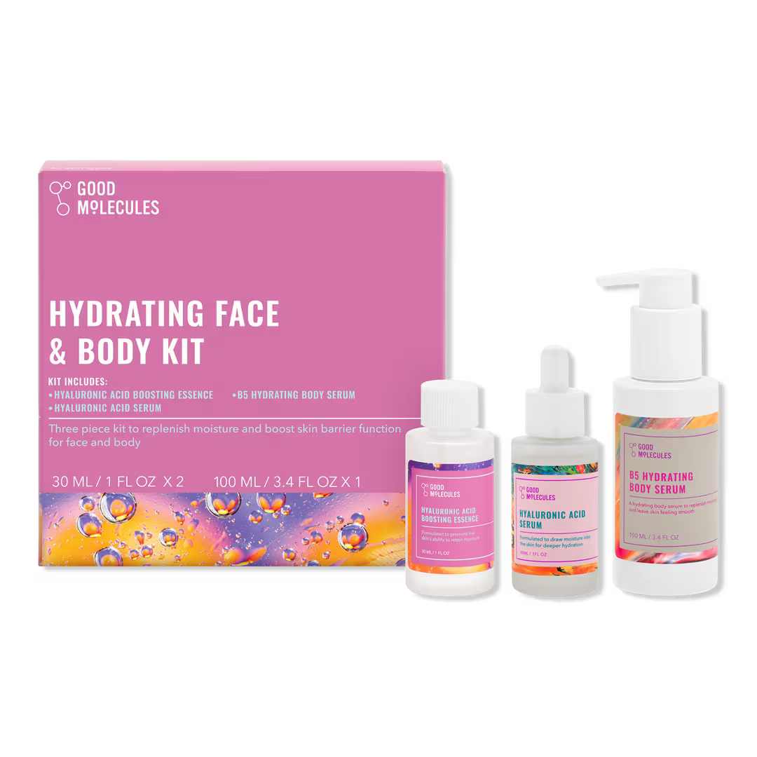 Good Molecules Hydrating Face & Body Kit set hidratante para rostro y cuerpo