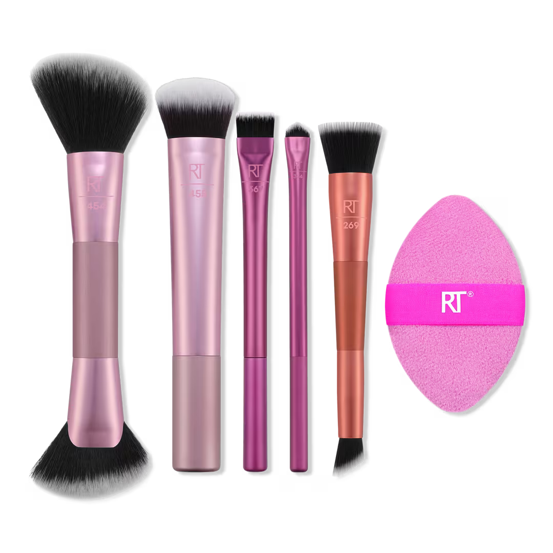 Big Blends Energy Brush + Dual-Sided Puff Set