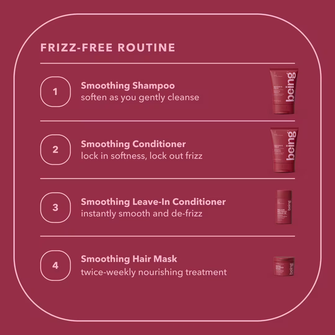 GOODBYE FRIZZ Smoothing Shampoo with Jojoba and Almond Oil