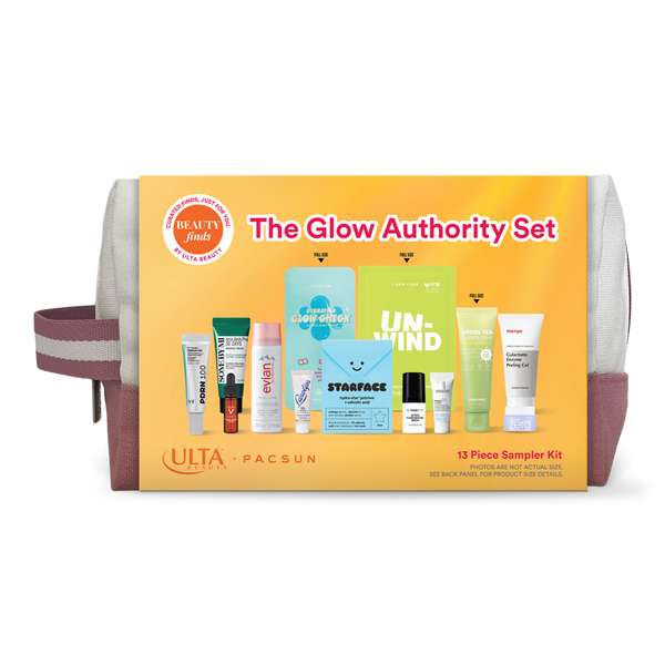 Beauty Finds by ULTA Beauty The Glow Authority Set 13 pz detalle del kit
