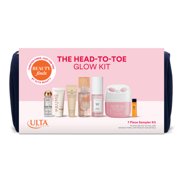 Kit de belleza Ulta Head-To-Toe Glow, foto oficial 3 de sus siete piezas