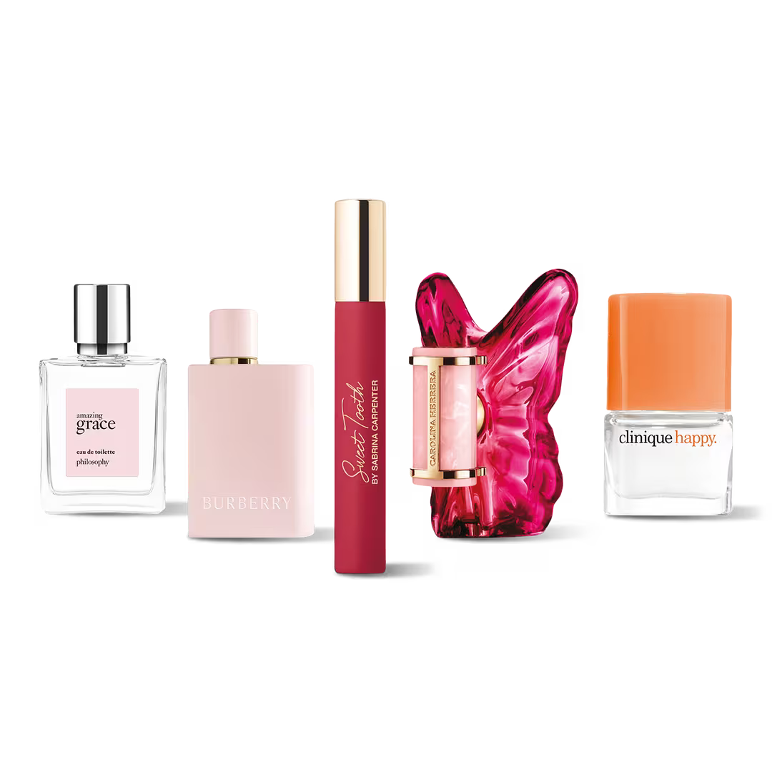 Fragrances For Her Holiday Edition - mini perfumes y empaque