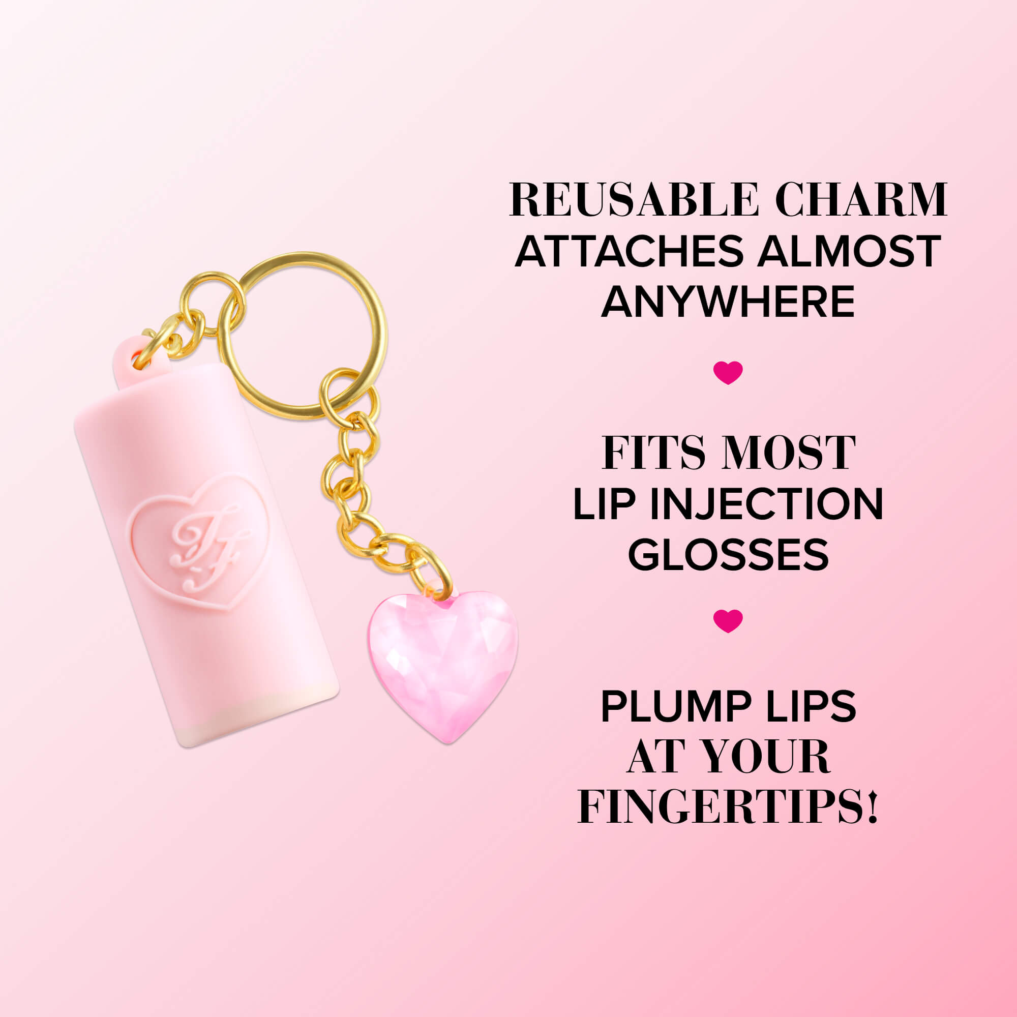 Charmed Life Set: Maximum Plump Lip Gloss & Key Chain (Edición Limitada)