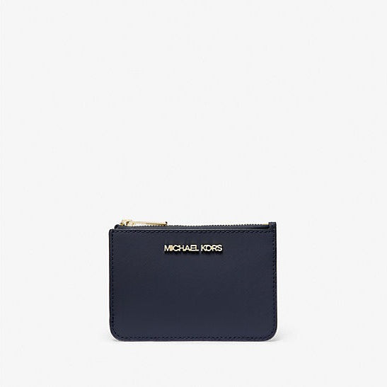 Jet Set Travel Small Saffiano Leather Coin Pouch