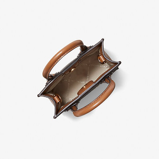 Mercer Extra-Small Logo and Leather Crossbody Bag