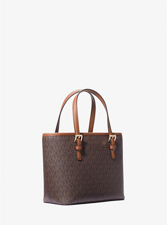 Jet Set Travel Extra-Small Logo Top-Zip Tote Bag