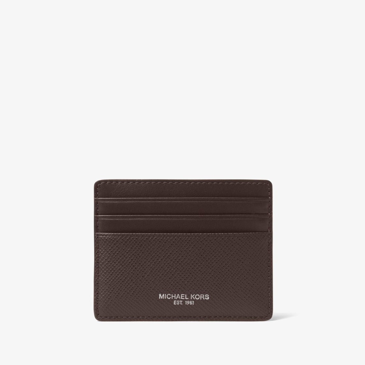 Harrison Crossgrain Leather Tall Card Case