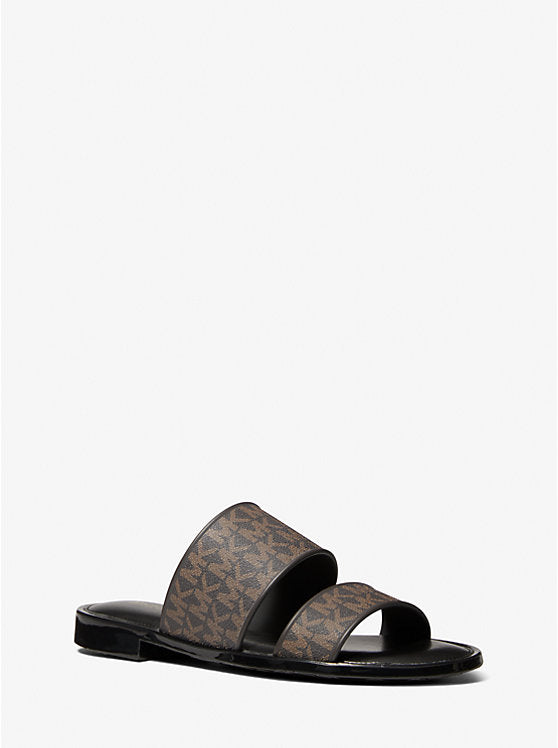 Michael Kors - Kennedy Logo PVC Slide Sandal | Sandalia para Dama