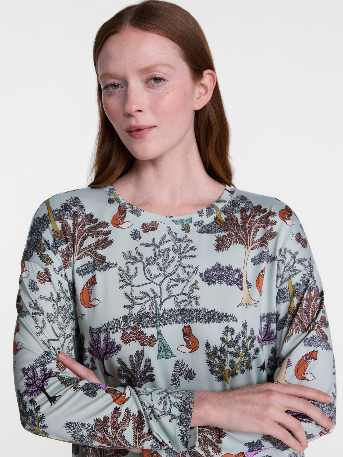 Joyspun Dreamy Soft Collection para mujer, JOS SOFT MINT, detalle visual de la prenda y su acabado #color_JOS SOFT MINT