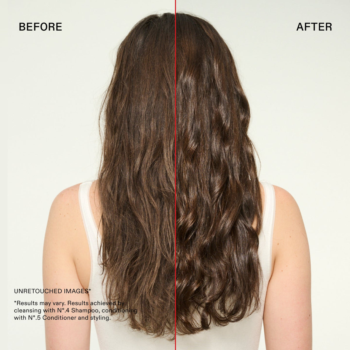 OLAPLEX Nº.5 Bond Maintenance Conditioner resultados de suavidad y brillo