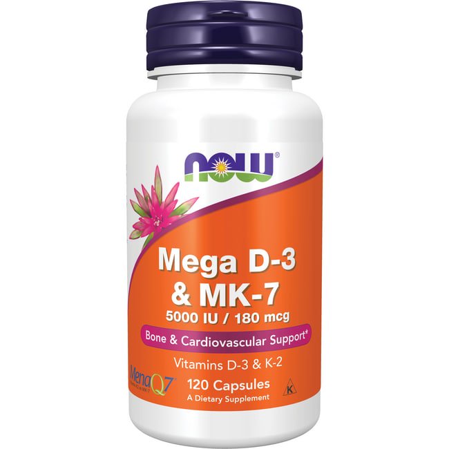 Now - Mega D-3 & MK-7 | Suplemento Alimenticio