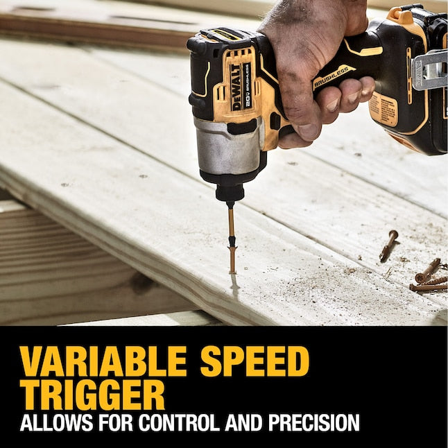 DEWALT 20-volt max Brushless Charger Included and Soft Bag included