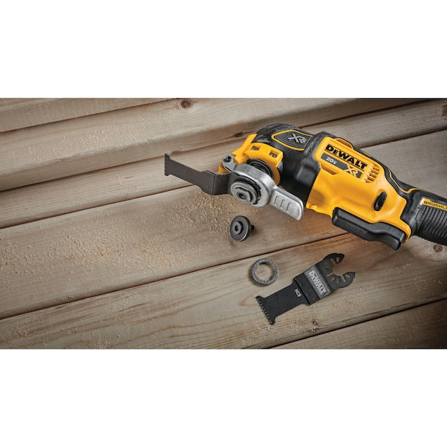 DEWALT XR 20-volt Max Cordless Brushless 3-speed 6 -Piece Oscillating Multi-Tool with Soft Case 1 -Batteries Included