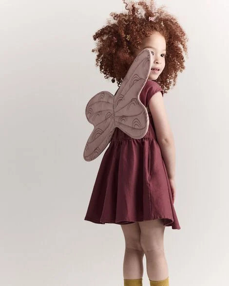 Toddler Girl Avenue Twirl Dress - Burgundy