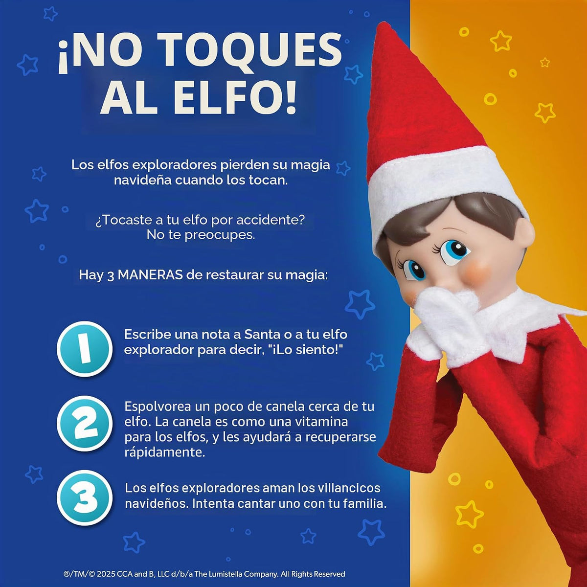 Elfa exploradora niña de ojos cafés con libro
