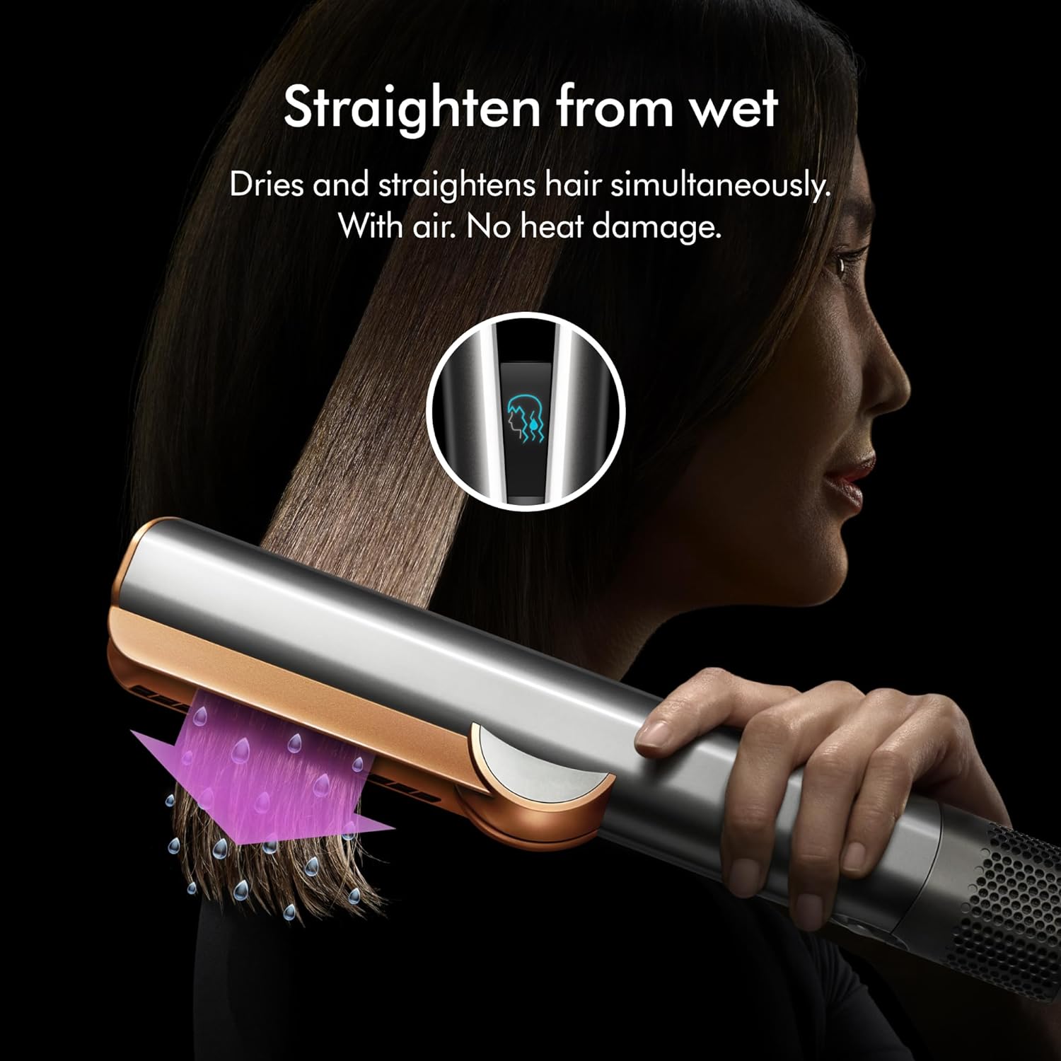 Dyson Airstrait straightener (Nickel/Copper)