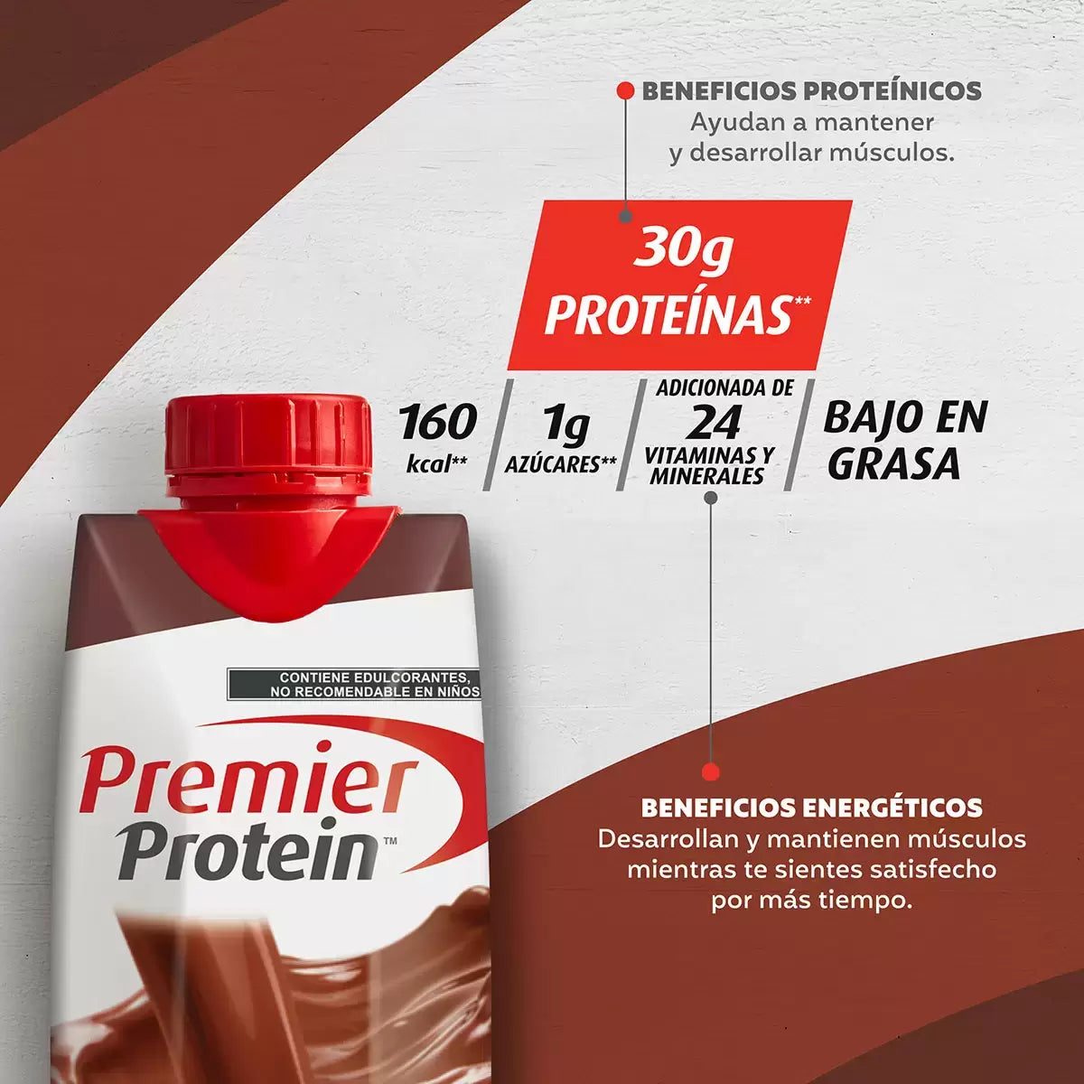 Premier 30g Protein shake sabor chocolate