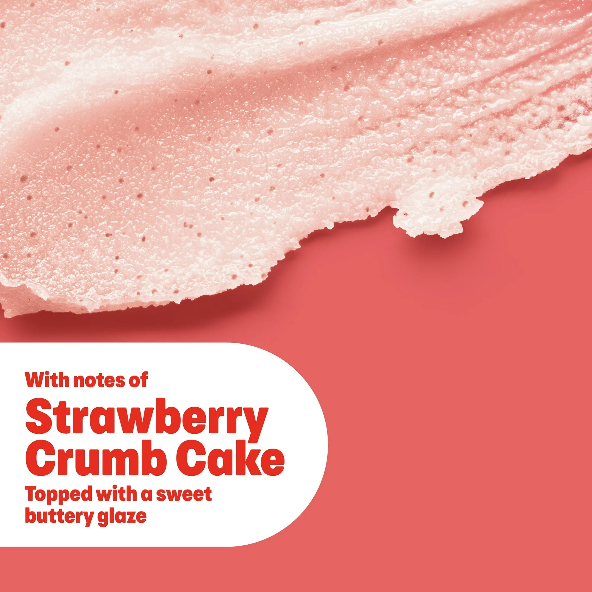 Crumbl Exfoliating Body Scrub Strawberry Cookie