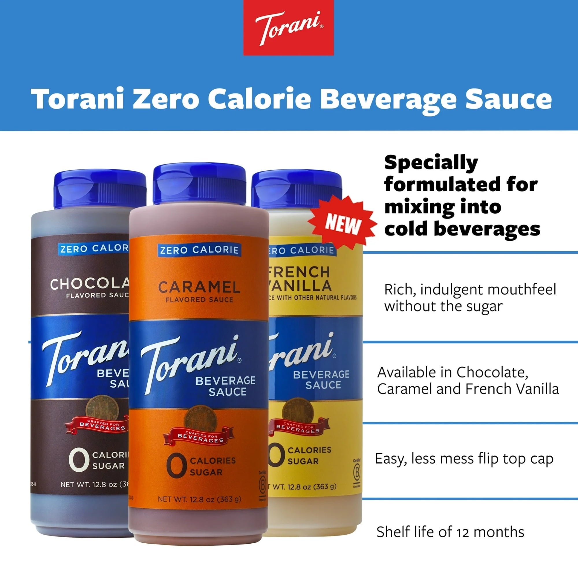 Zero Calorie French Vanilla Beverage Sauce