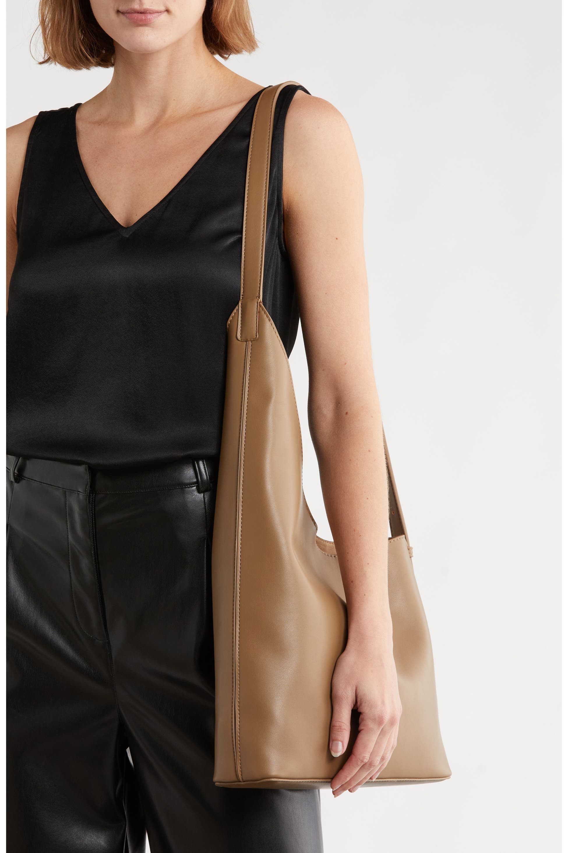 Asymmetric Hobo Bag