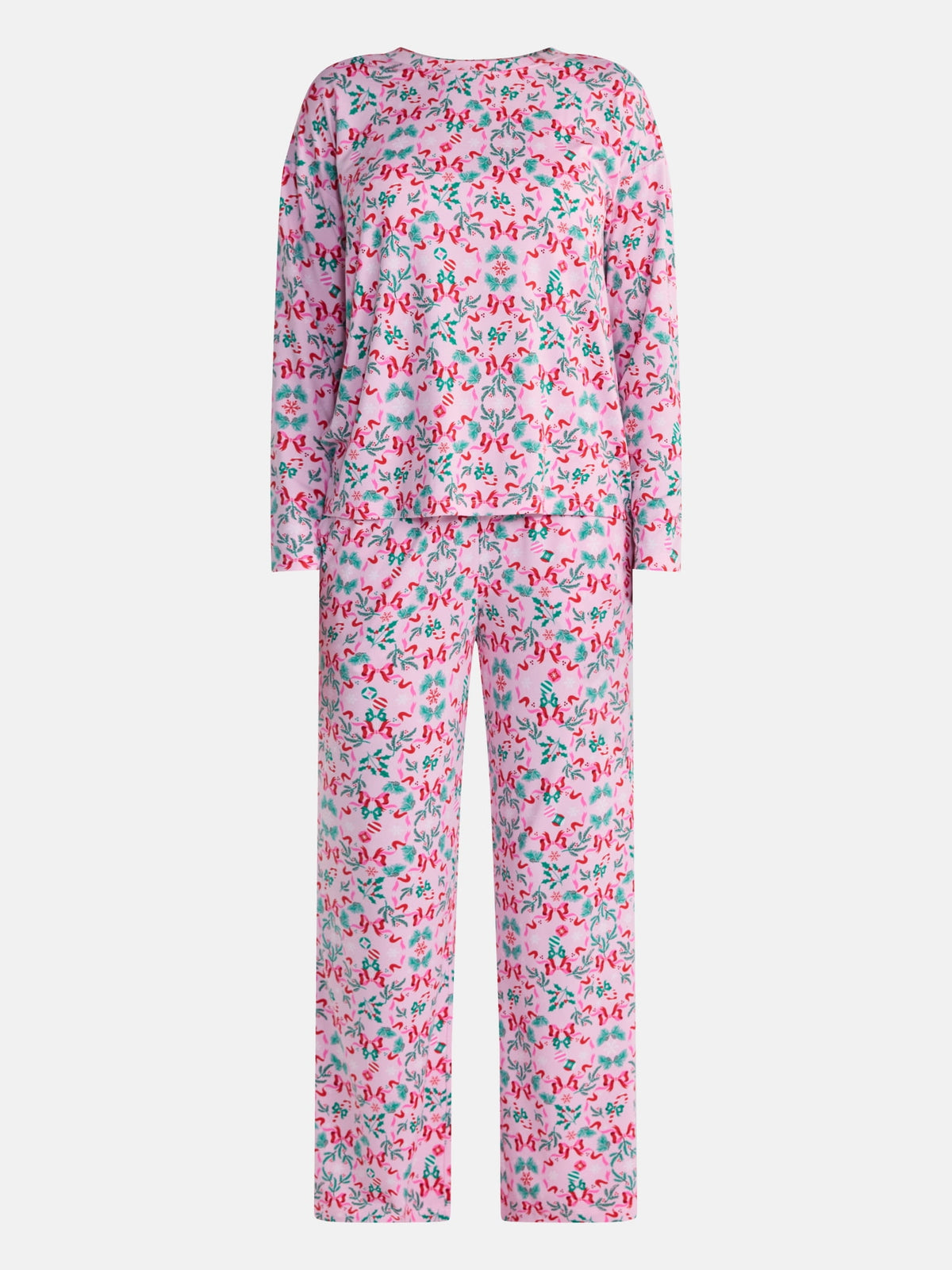 Joyspun Dreamy Soft Collection para mujer, JOS PINK CITY, imagen adicional del diseño de pijama #color_JOS PINK CITY