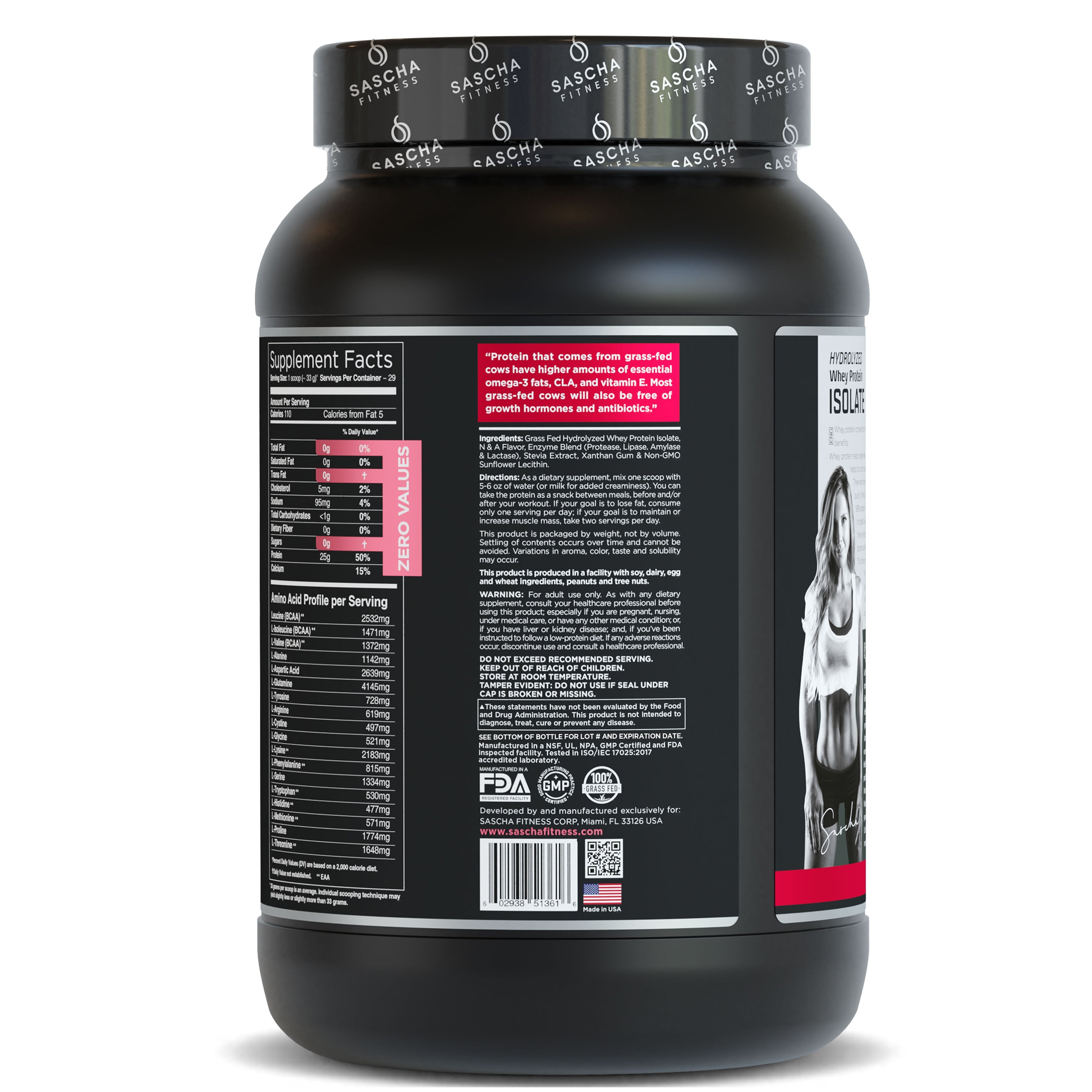 Hydrolyzed Whey Protein Isolate Strawberry
