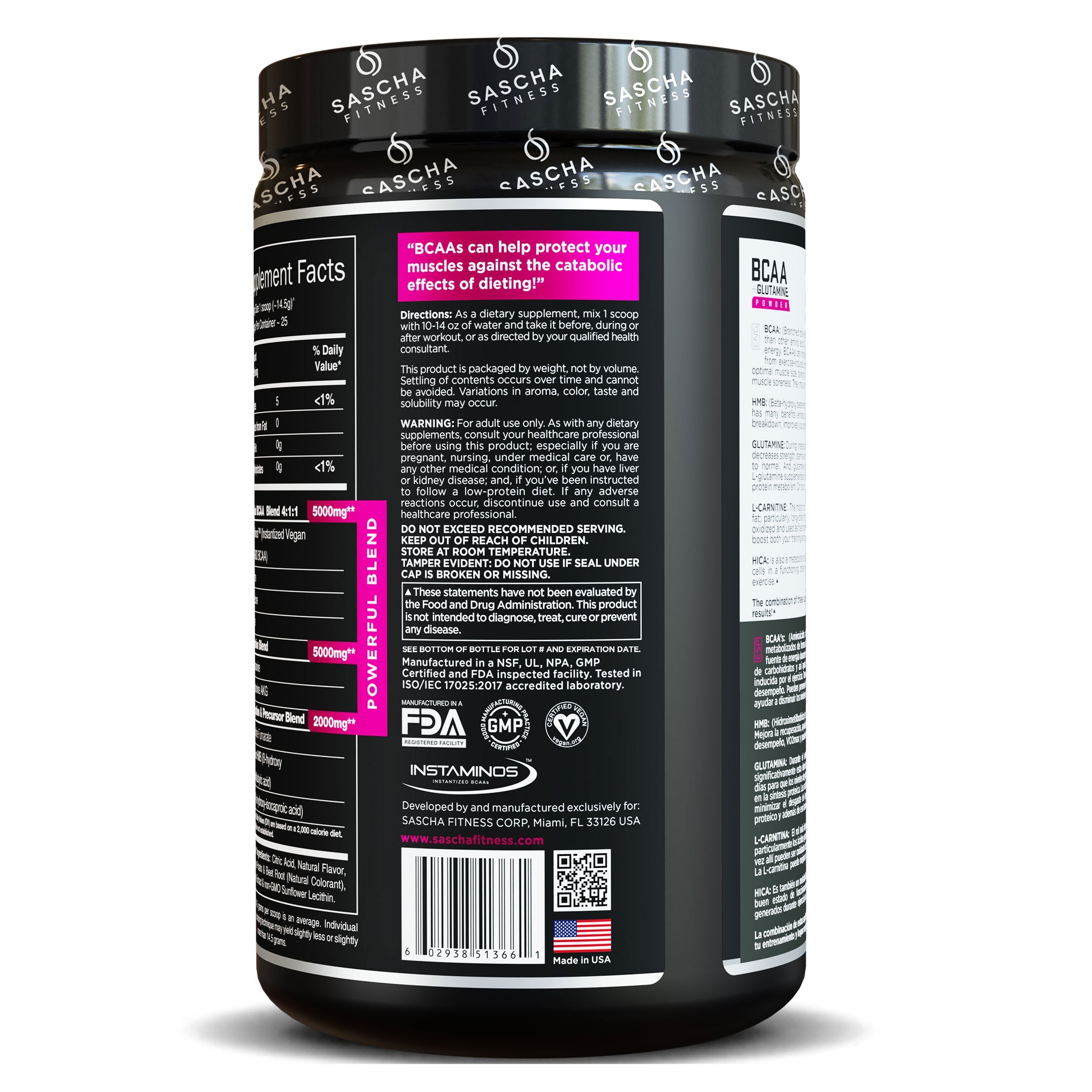 BCAA Natural - Grape