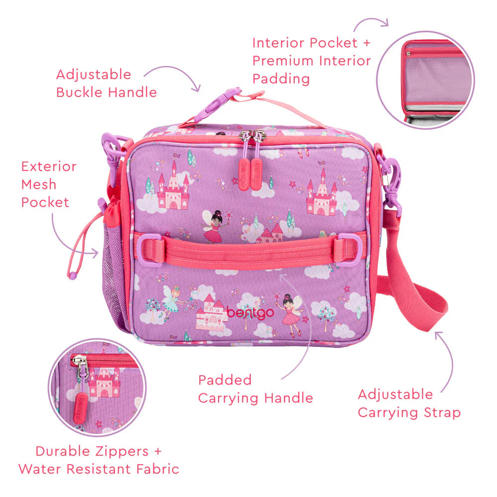 Bentgo Kids Prints Lunch Box, Lunch Bag, & Ice Packs