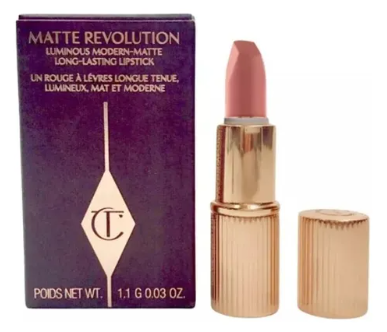 Matte Revolution Luminous Modern-Matte Long-Lasting Lipstick, Pillow Talk Trial Size - 1.1 g