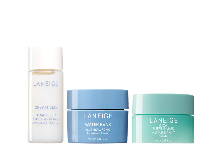 WB Intensive Cream Deluxe + Cream Skin Deluxe + Cica Sleeping Mask Deluxe Trial Size