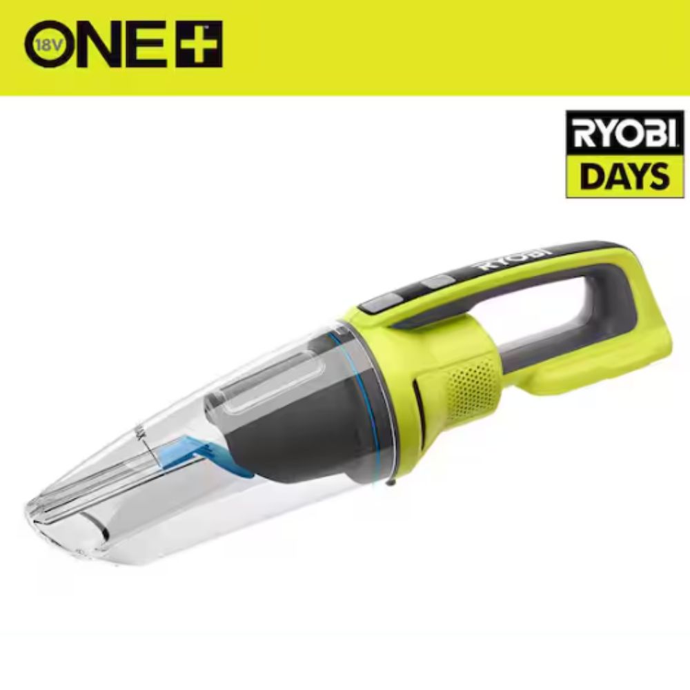 Ryobi - ONE+ 18V Cordless Wet/Dry Hand Vacuum | Aspiradora Inalámbrica de Mano para Líquidos y Sólidos