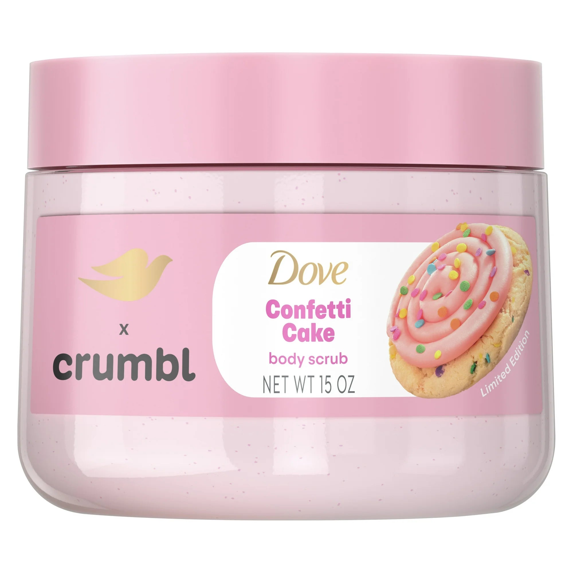 Crumbl Exfoliating Body Scrub Confetti Cake