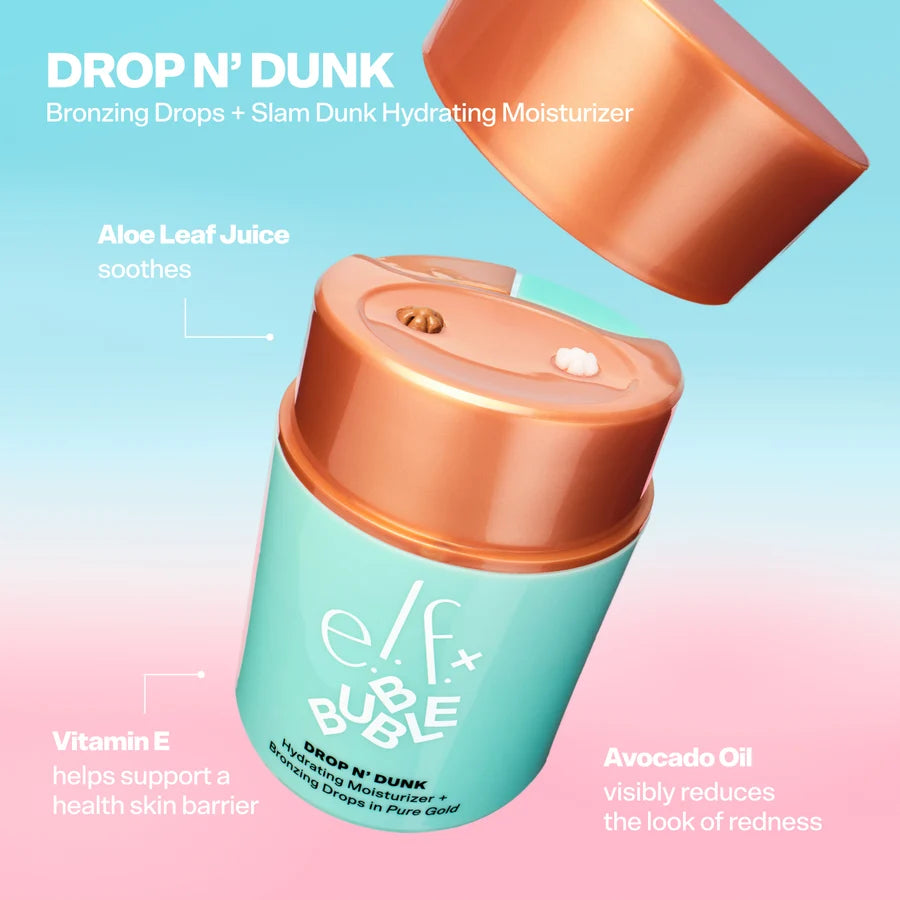 Drop N’ Dunk Bronzing Drops + Slam Dunk Hydrating Moisturizer