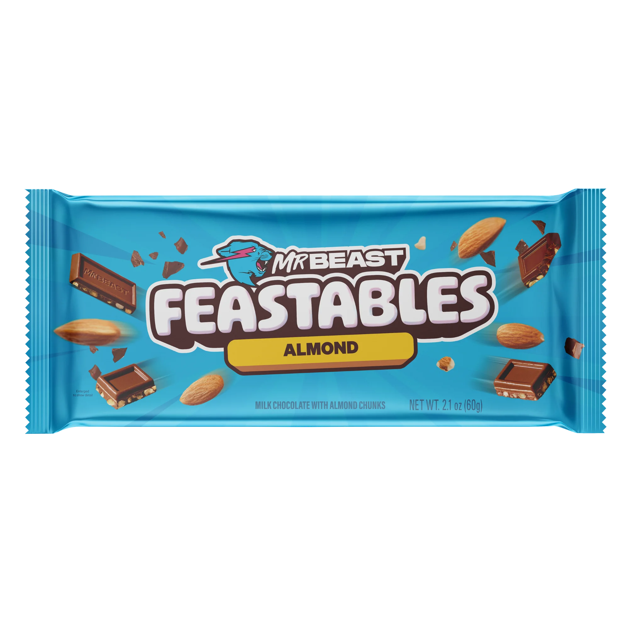 MrBeast Feastable Milk Chocolate Bar 60 gr