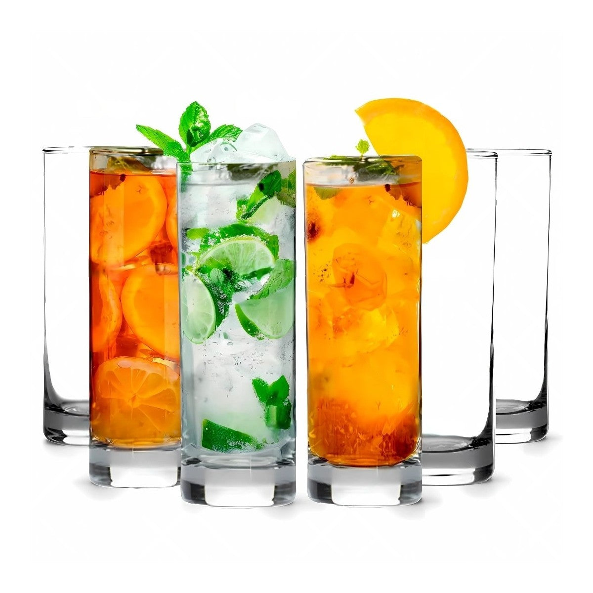 Set de 6 vasos Tom Collins highball LEMONSODA de vidrio vista principal