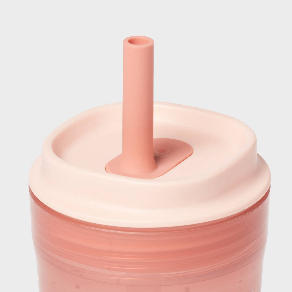 Detalle del set Pillowfort Pink Unicorn con popote #color_Pink