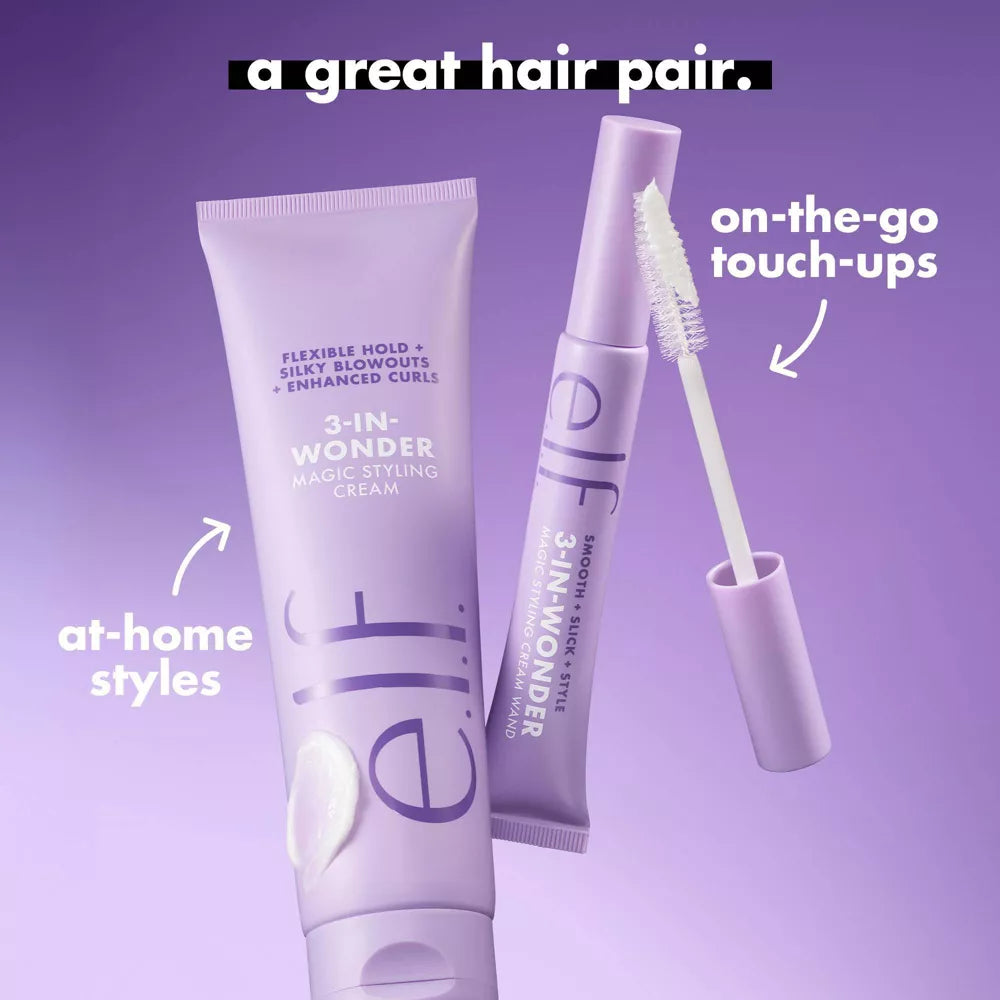 Hair 3-in-Wonder Magic Styling Cream - Fijación flexible + Sedoso + Rizos definidos