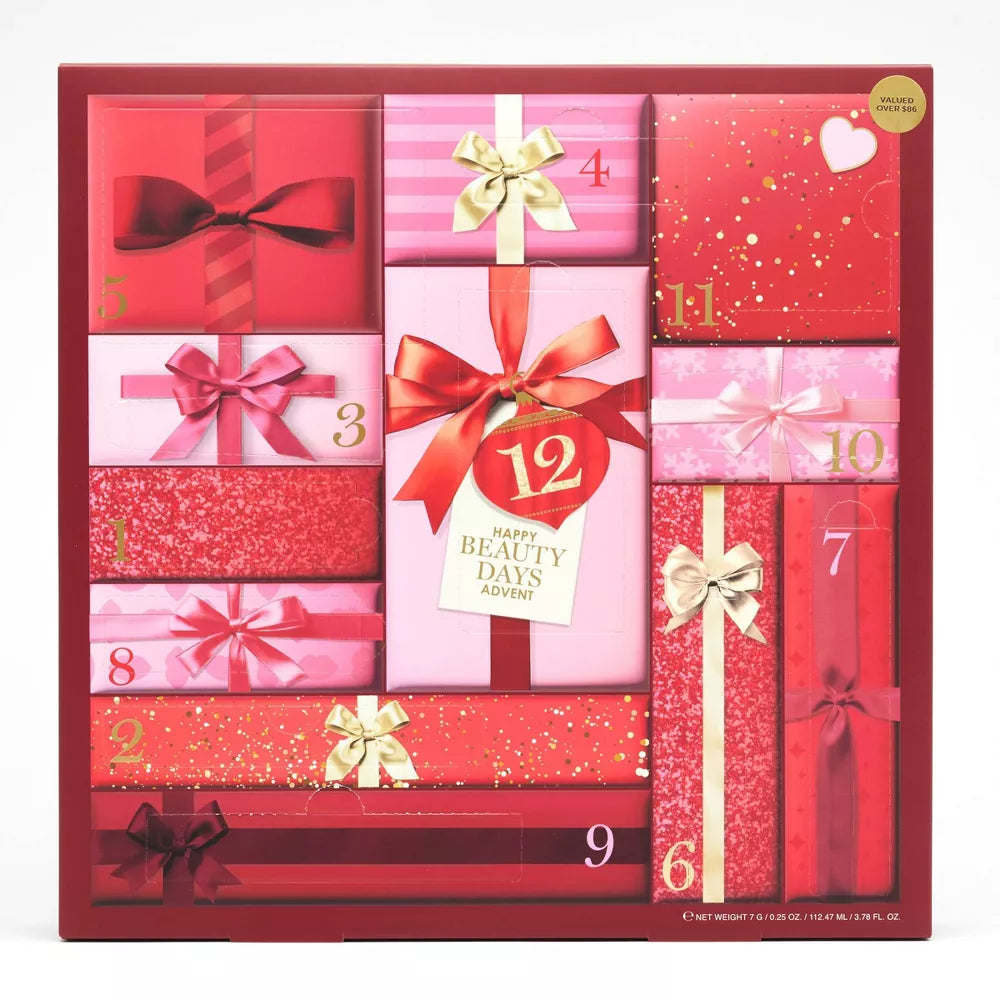 Happy Beauty Days 12-Day Advent Calendar Gift Set - 12pc