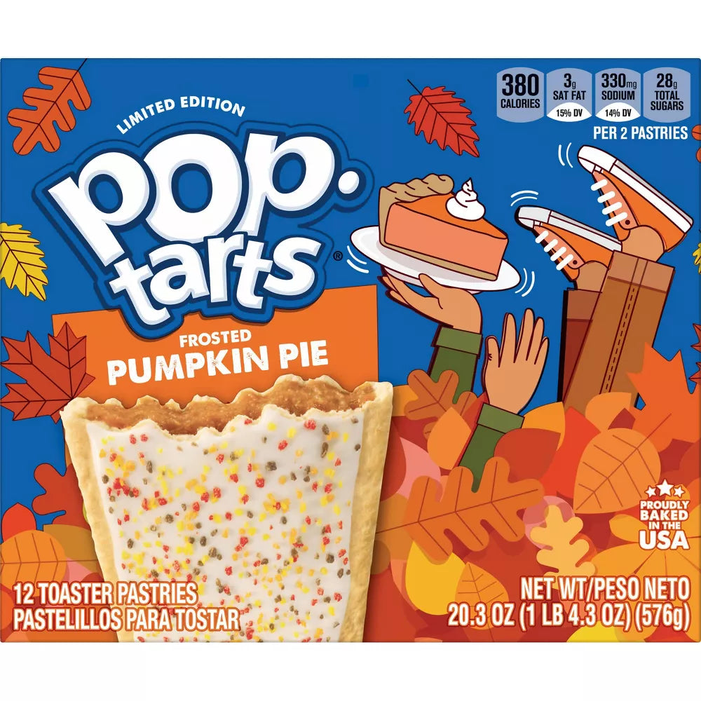 Frosted Pumpkin Pie Filling Toaster Pastries - 20.3oz/12ct