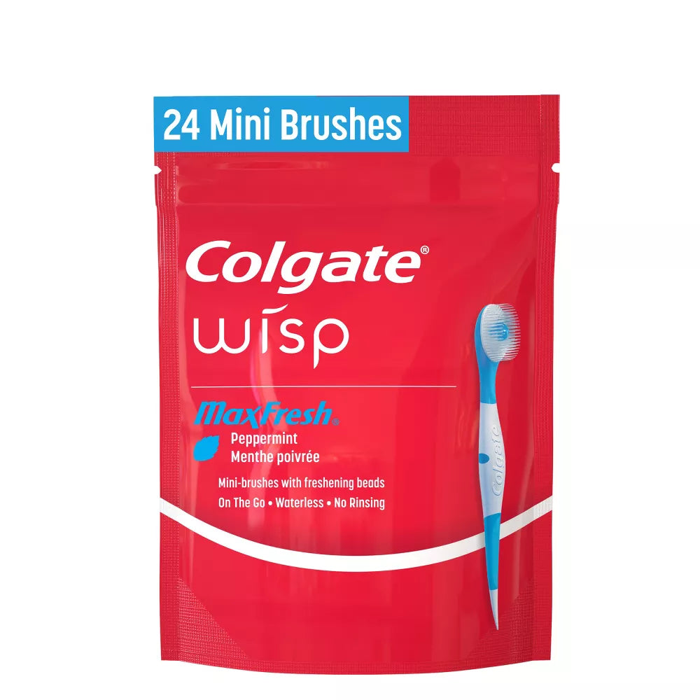 Max Fresh Wisp Disposable Travel Toothbrushes